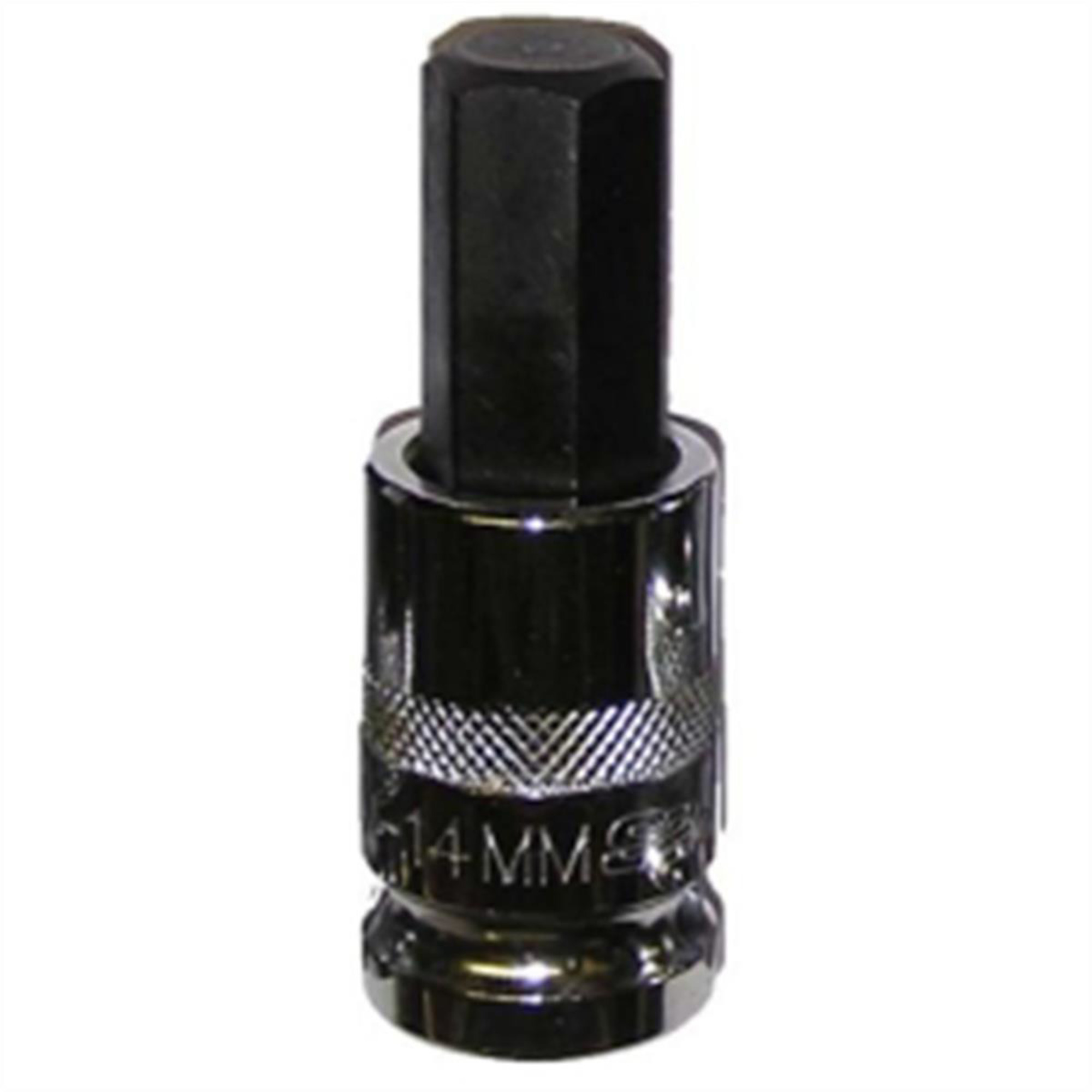 VIM Tools Hex Bit Socket — 1/2in. Drive, 14mm, Chrome, Model# VIMHM-14MM
